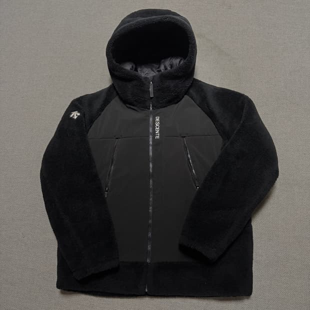 데상트 플리스 후디 패딩 자켓