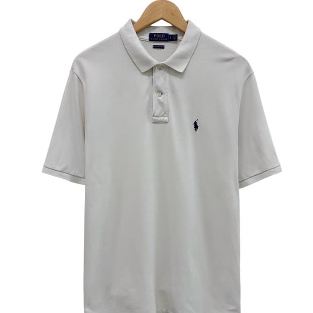 폴로 반팔 카라티 화이트 (L~XL) 