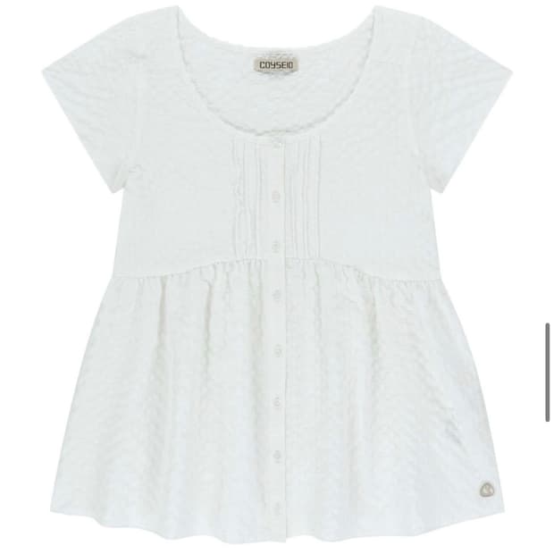 PINTUCK BLOUSE WHITE