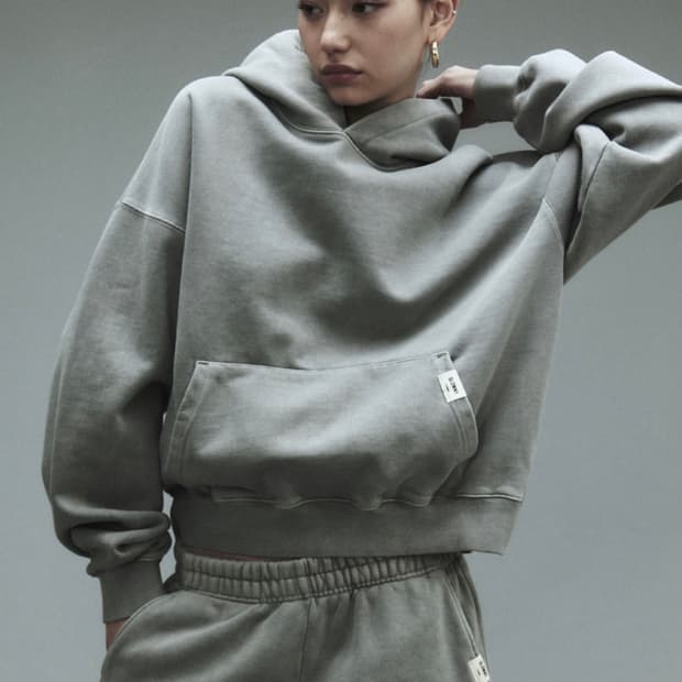 글로니 클래식 CLASSIC WASHED BOXY HOODIE 그레이