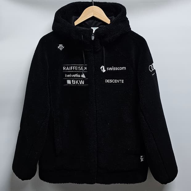 데상트 여성 스위스스키팀 플리스자켓 M