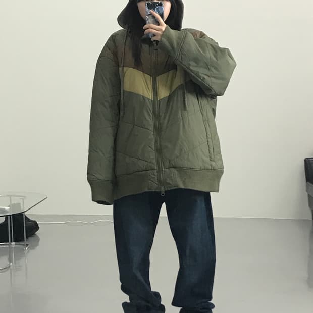 빈티지 아웃도어 패딩 재킷