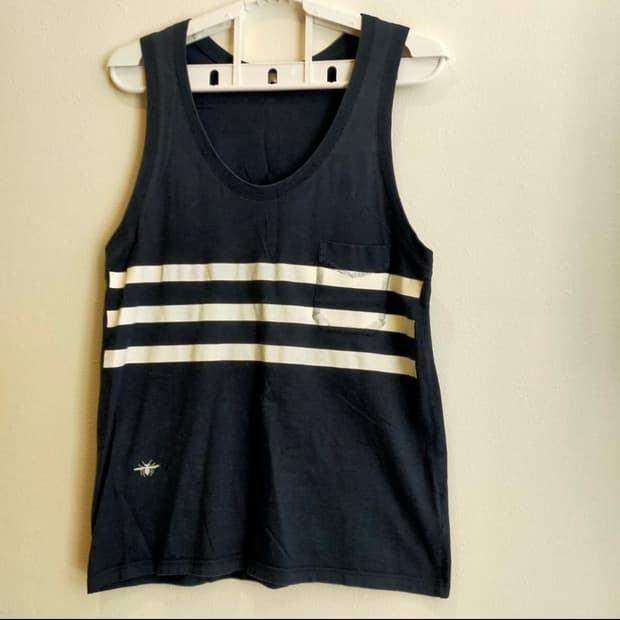 Dior Homme by hedi 06ss painted tank