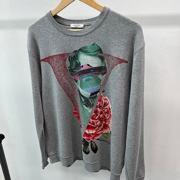 100-105) 발렌티노x언더커버 맨투맨 