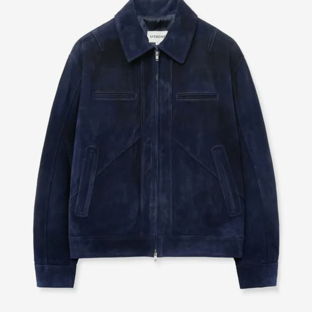 리얼스웨이드 자켓(리얼레더)