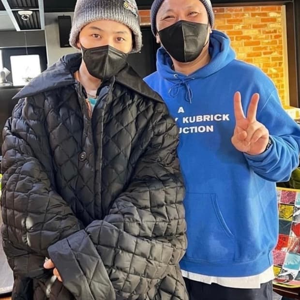 (지디착) 스타일난다 그라데이션 니트버킷햇