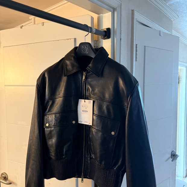 자라 윌리차바리아 나파 레더 자켓 XL