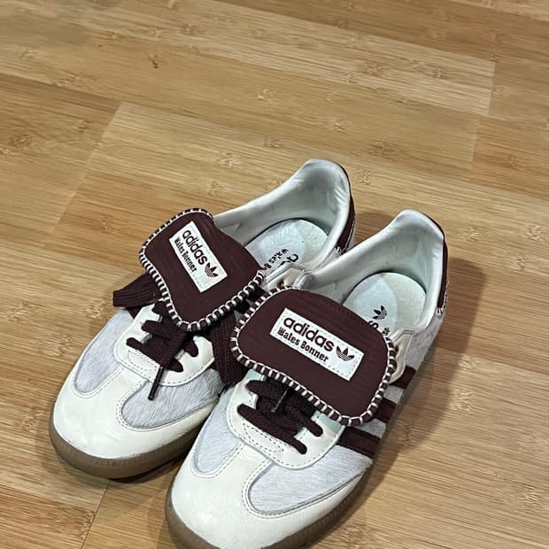 [260] 아디다스 x 웨일스 삼바 크림 화이트 미스테리 브라운