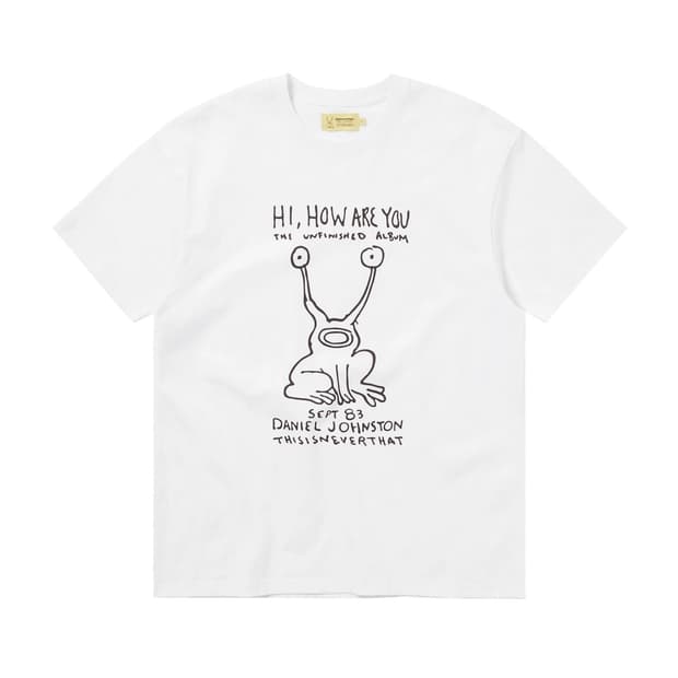 TNT Daniel Johnston Frog Tee White