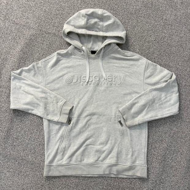 105 디스커버리 빅로고 후드티 0304J