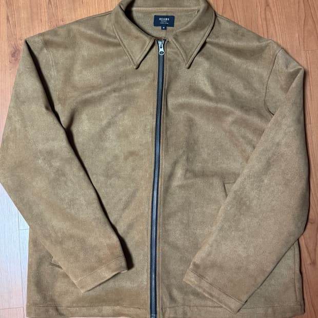 빔즈 하트 스웨이드 집업 자켓