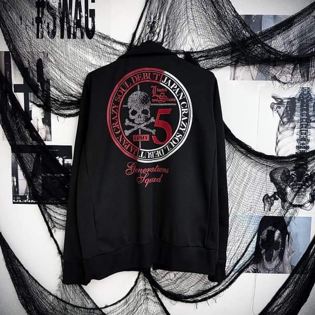 Punk mood skull beads jersey