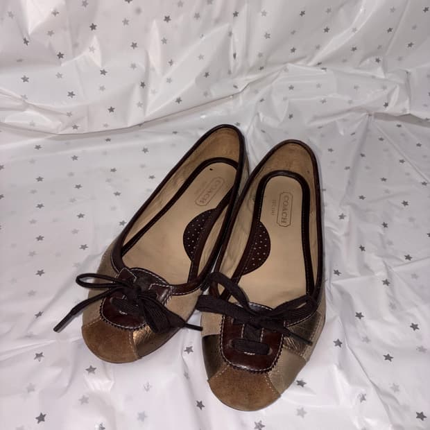 Coach patch flat shoes