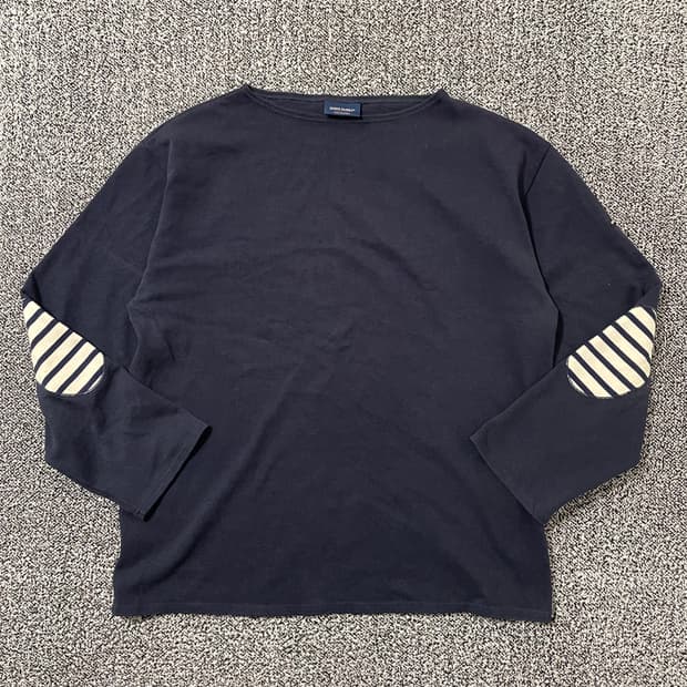 빈티지9. 세인트제임스 메르디앙 엘보 패치 롱 슬리브