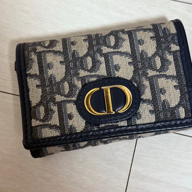 디올 오블리크 글리신 반지갑 정품 