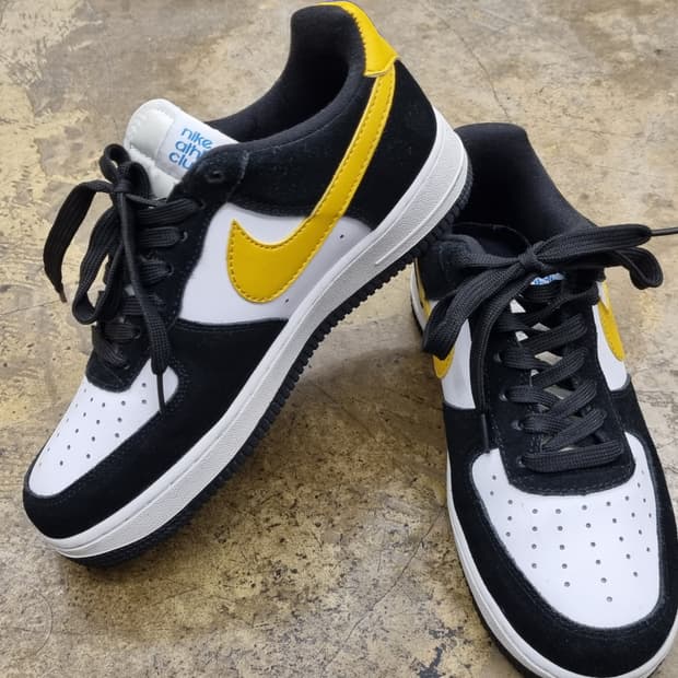 나이키 에어 포스 1 로우 '애슬레틱 클럽' (검/노)