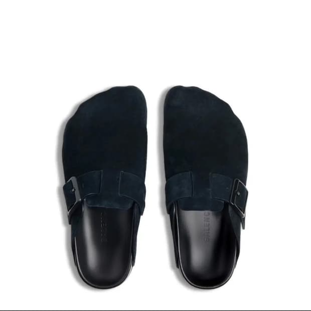 [41C] 발렌시아가 선데이 뮬 스웨이드