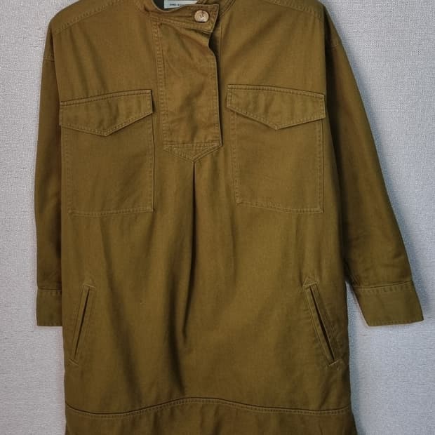 M ) 이자벨마랑 에뚜왈 카키 원피스