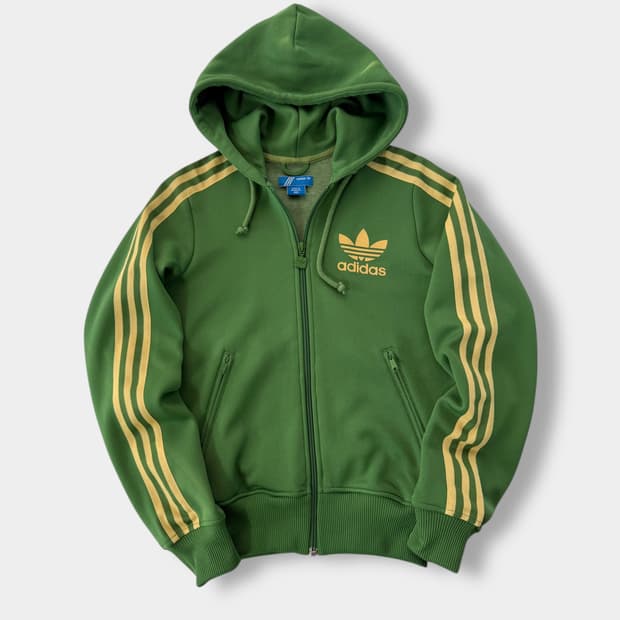 아디다스 말차 배색 유로파 플락 후드 트랙 져지