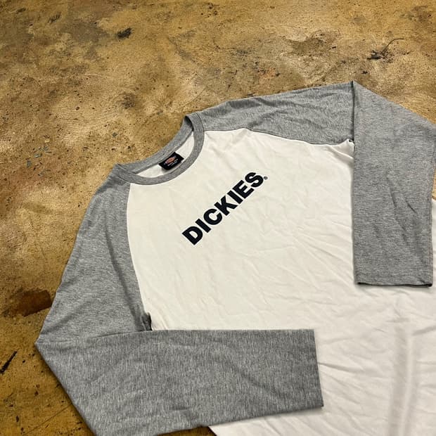 디키즈 나그랑 그레이 화이트 긴팔 롱슬리브리스