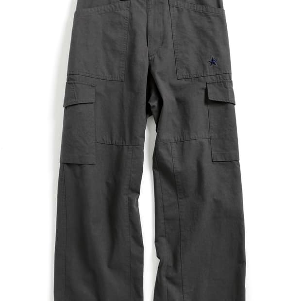 VTG Star Fatigue Pants Washed Charcoal