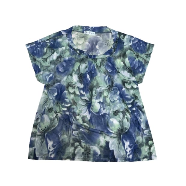 flower pattern mesh top