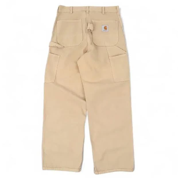 칼하트 재팬 베이지 카펜터 워크 팬츠