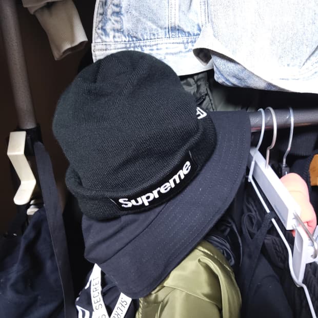 슈프림 뉴에라 박스 로고 비니 블랙