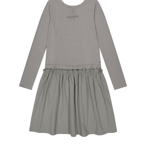 코이세이오 투웨이 셔링 원피스 라이트카키