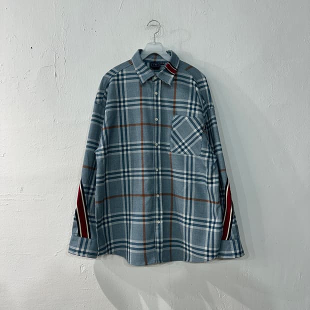 로맨틱크라운 겨울 체크 남방 95-100