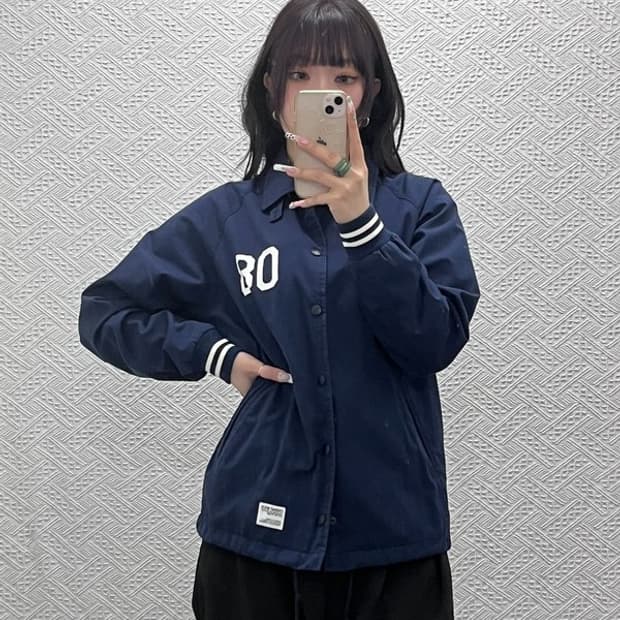 커버낫 빈티지 올드스쿨 레트로 펑크 바시티 자켓 M C11237
