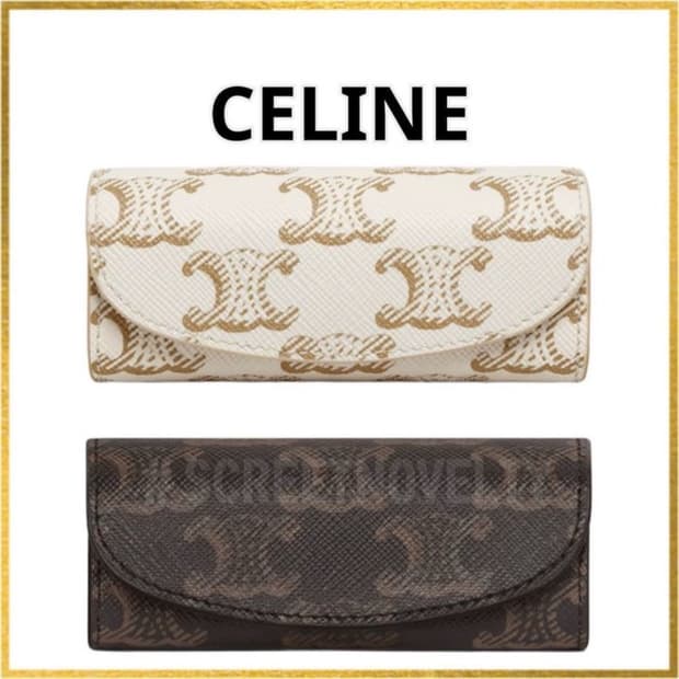 셀린느 트리옹페 쥬얼리 케이스 브라운