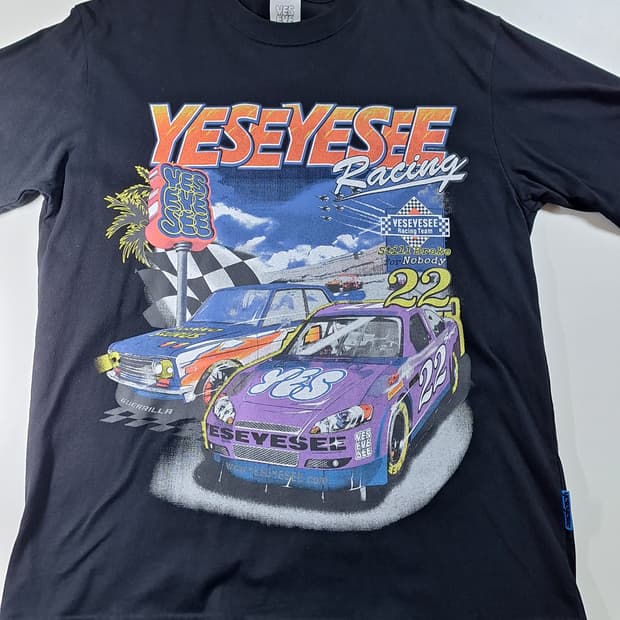 예스아이씨 레이싱 티셔츠