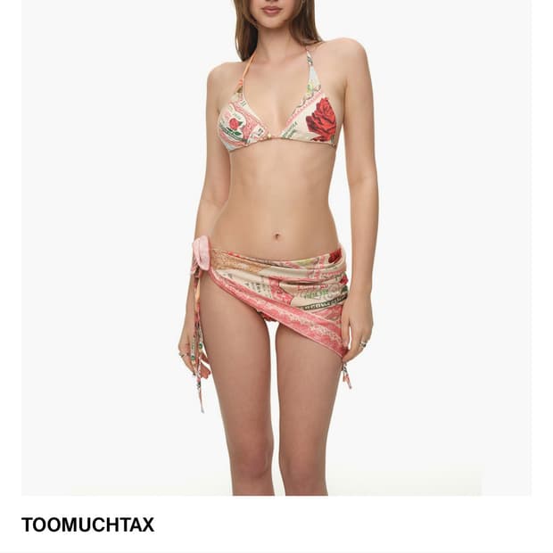 투머치택스 ROSE BOWL BIKINI