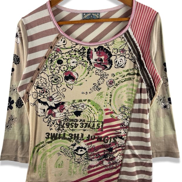 JPN 히피 키치 디테일 롱슬리브2884