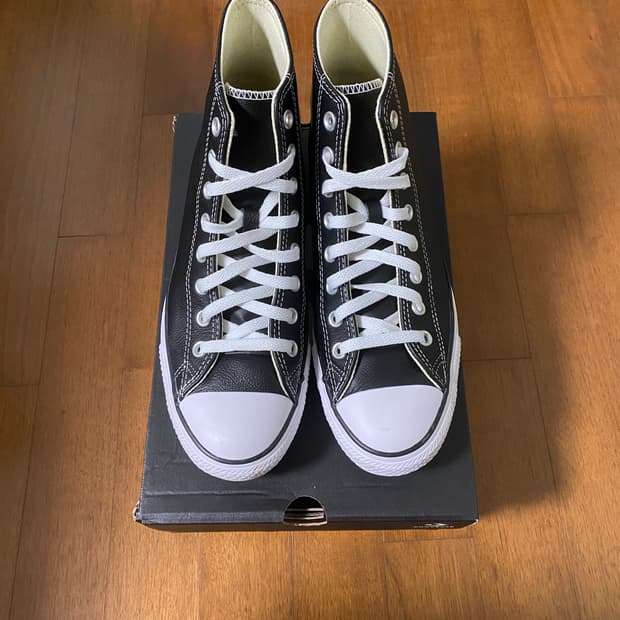 [280] 컨버스 척 테일러 올스타 하이 레더 블랙