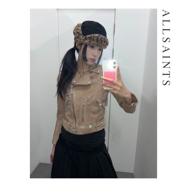 올세인츠 테슬 라이더자켓
