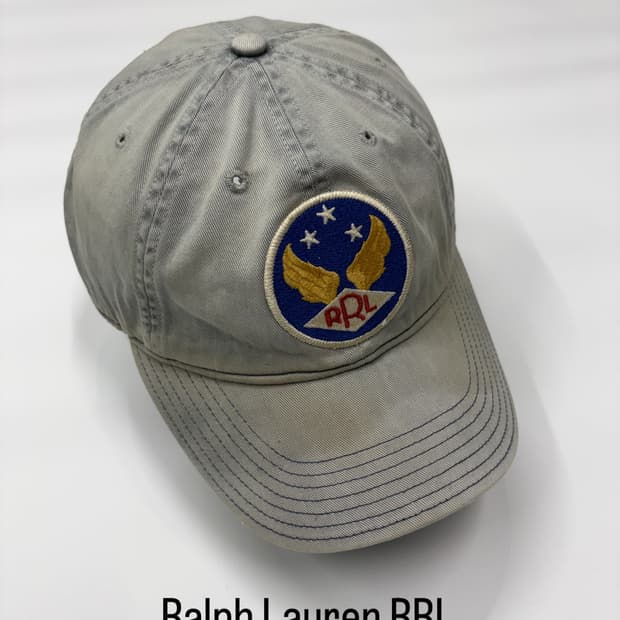 Polo Ralph Lauren RRL 더블알엘 윙로코 패치 볼캡 모자