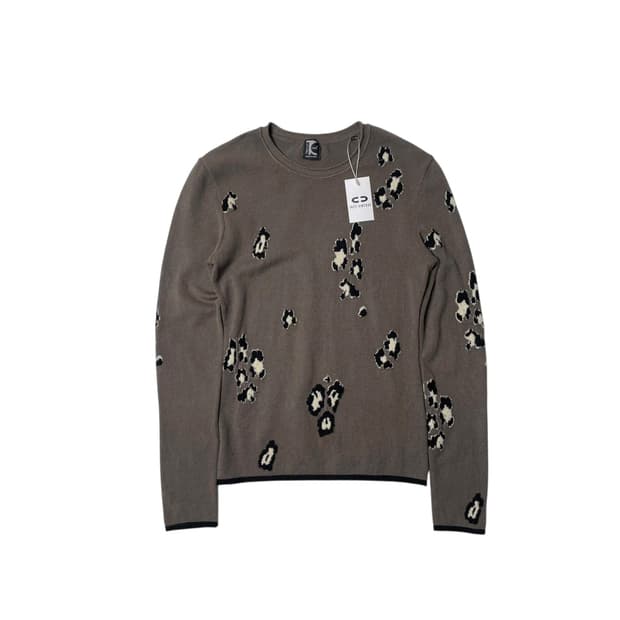 Tricot chic 레오파드 비스코스 블렌드 니트(italy made)