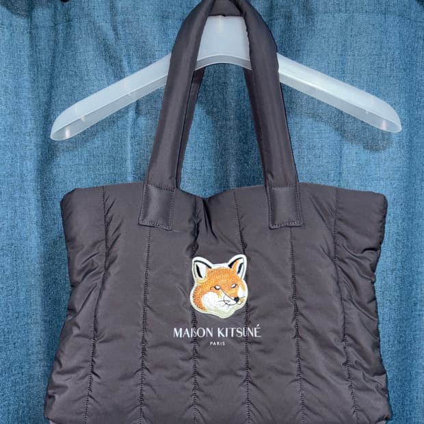 메종키츠네 X 라네즈 패딩 토트백