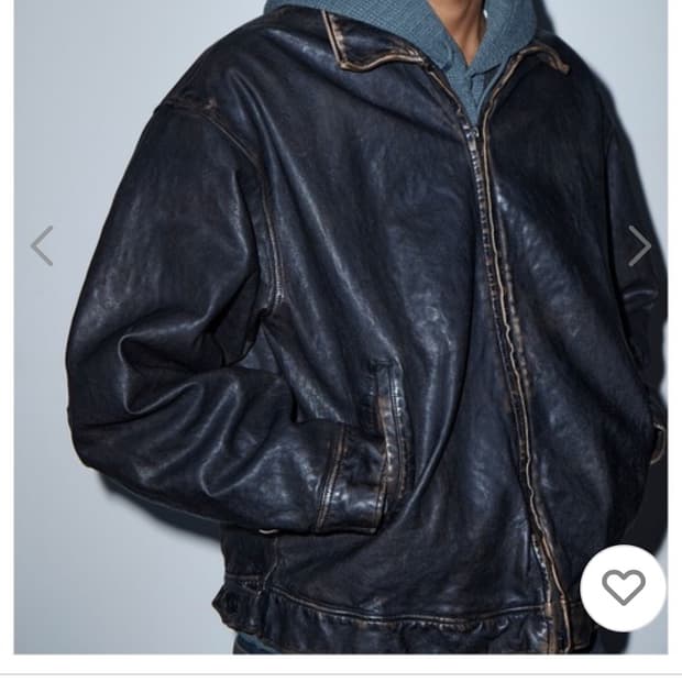 빔즈 레더 자켓 L