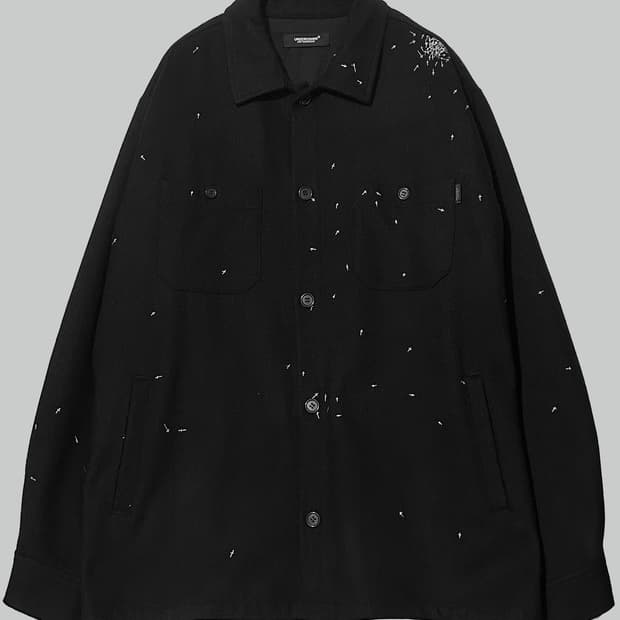 언더커버 24aw 크로스 스티치 울 자켓