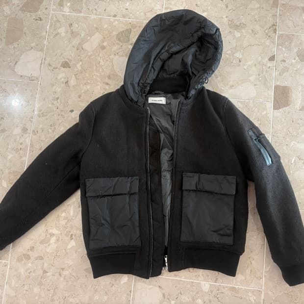 글로벌워크 울 ma-1짚업자켓