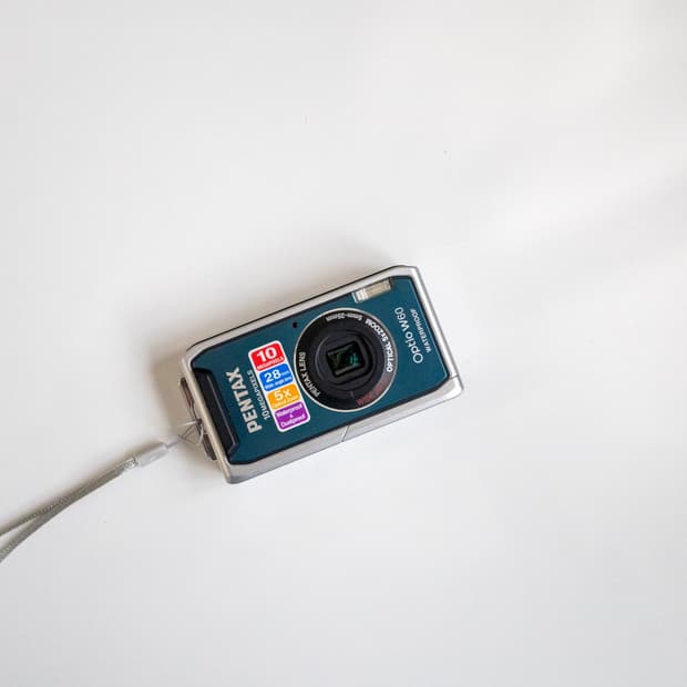 Pentax Optio W60 / 빈티지 디지털 카메라