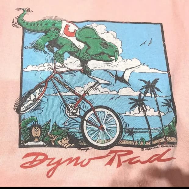 1987 Dyno Race 빈티지티셔츠