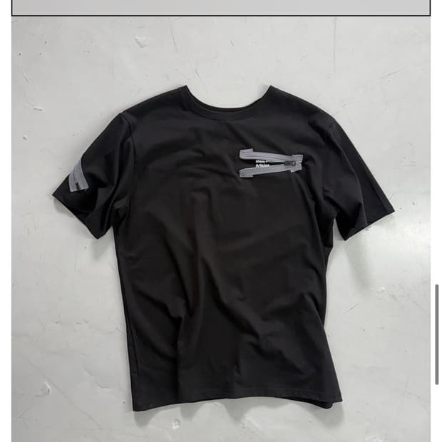 구매)  MPa ZIP INSTRUMENT T-SHIRT 01 (BLAC