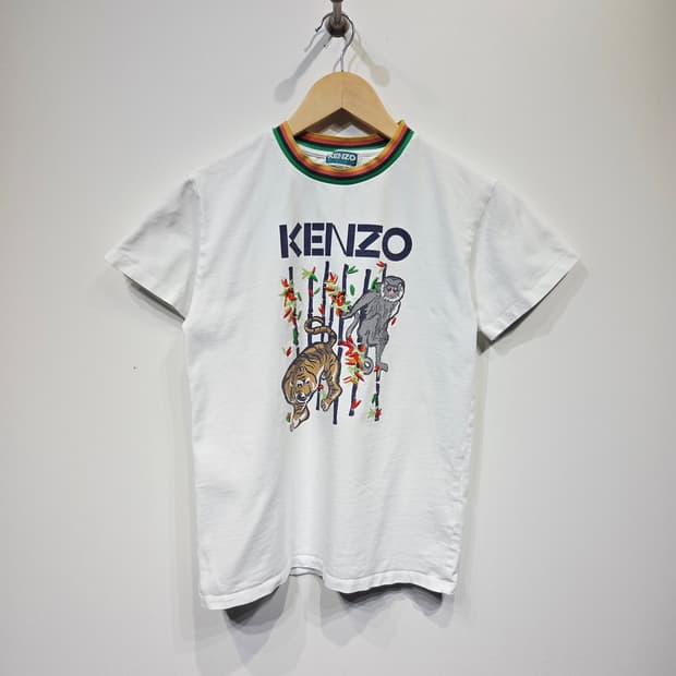 겐조 키즈(Kenzo Kids) 밤부 타이거 프린트 티셔츠_14