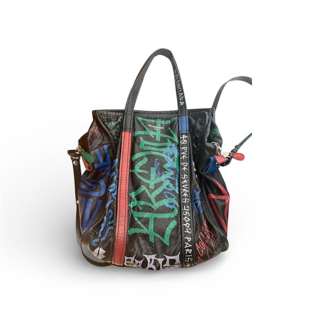 발렌시아가 그래피티 바자르 small토트백 balenciaga