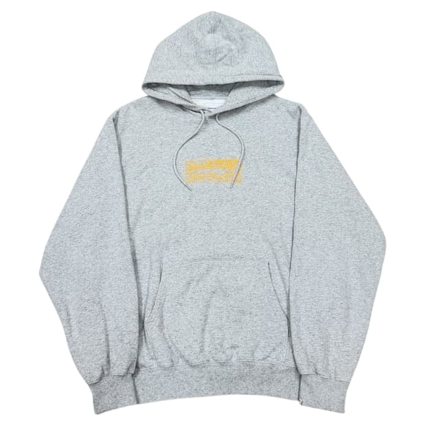 디스이즈네버댓 프린팅 스웻 기모 후드티 그레이 L