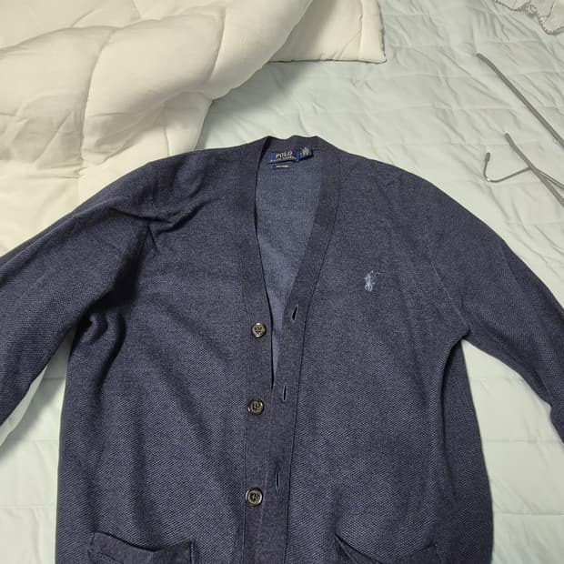 폴로 랄프로렌 피마 코튼 가디건 M 네이비